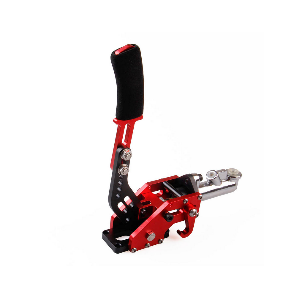(Red) Red Hydraulic Horizontal Racing Drift Rally Hand E Brake Parking Handbrake Lever 110691647849