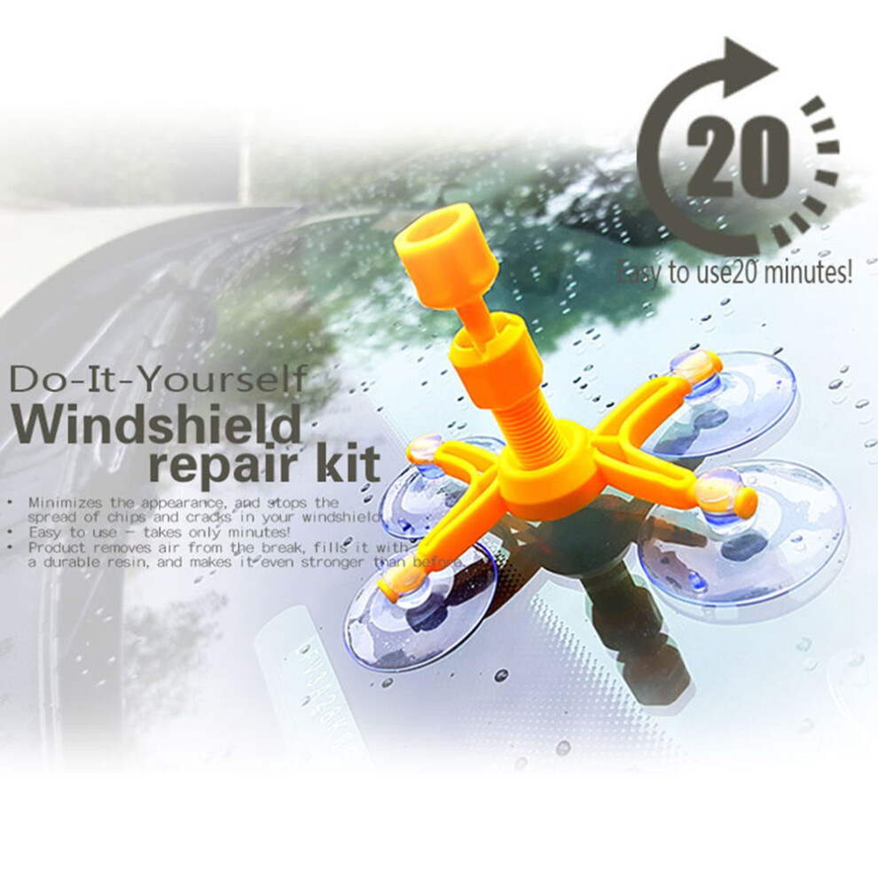 Windscreen Windshield Repair Tool Set Diy Car Kit Wind Glass For Chip Crack 110691650443