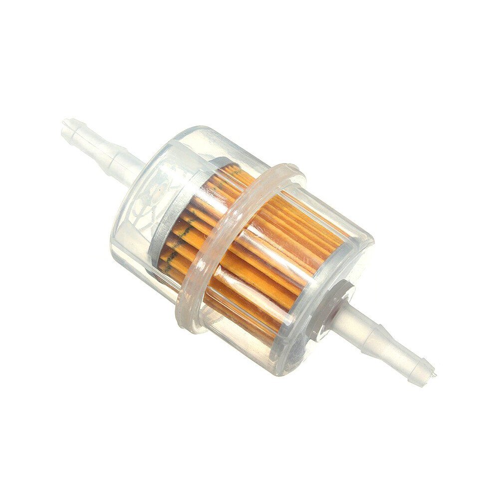 Universal Petrol Inline Motorcycle Fuel Filter To Fit 6Mm And 8Mm Pipes X 2 110691631978