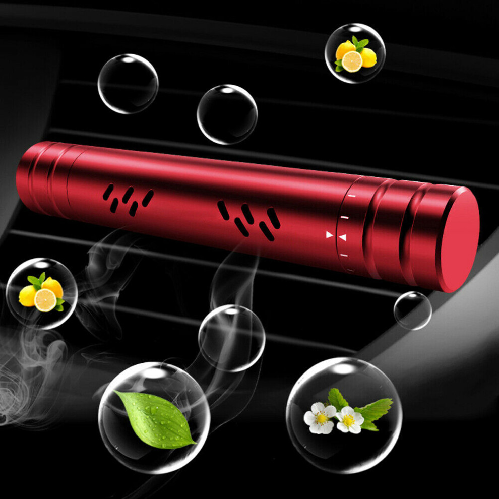 (, Ocean) Car Air Freshener Perfume Aroma Diffuser Purifier Solid Auto Air Vent Fragrance Red 110691650771