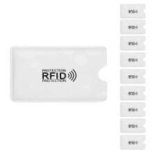 10 Stücke Aluminiumfolie Anti-Entmagnetisierung Abdeckung RFID-Abschirmung Tasche NFC Kreditkarte Anti-Diebstahl Buerste ID Karten Beschuetzer