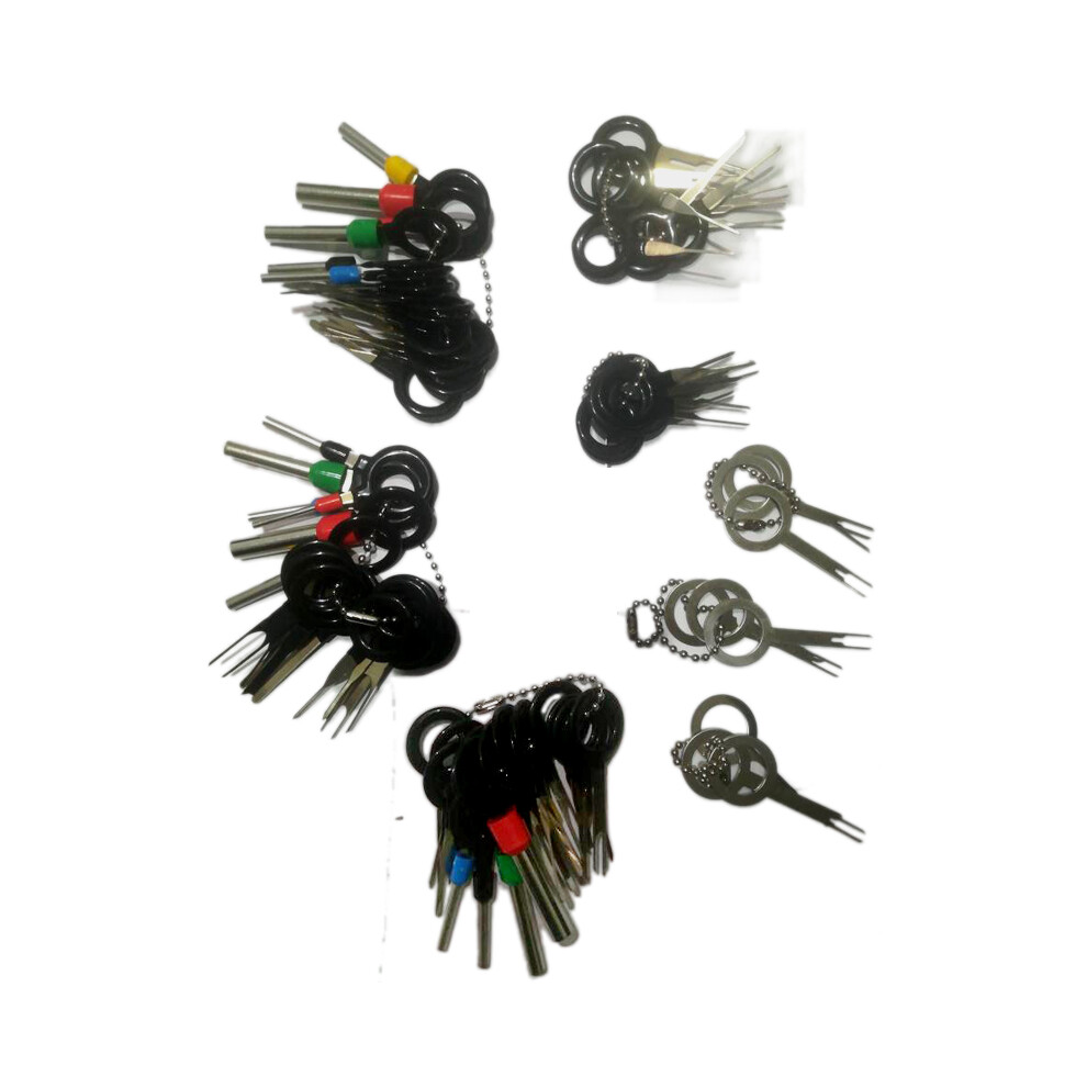 (73Pcs With Storage Bag) 73Pcs Car Pin Extractor Terminal Removal Tool Ejector Kit Retractor Puller Set 110691645258
