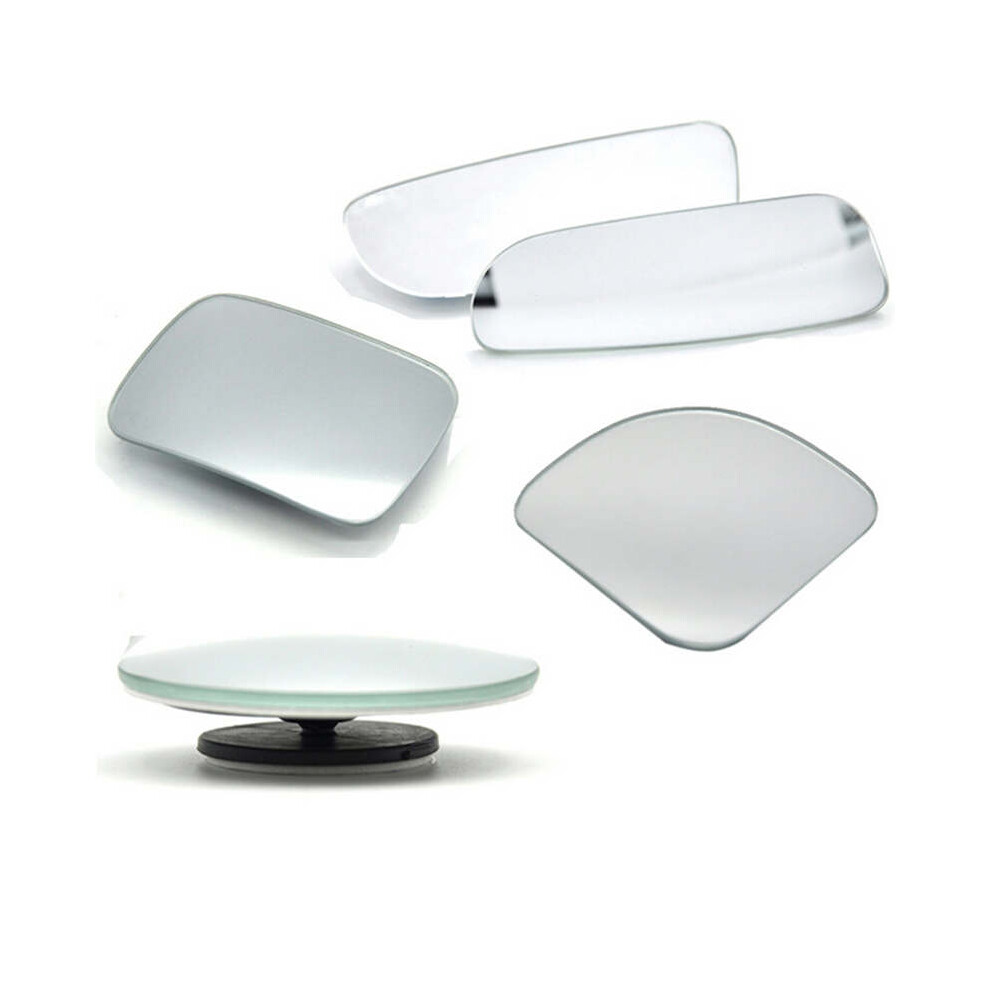 (Fan-Shaped) Side Auxiliary Blind Spot Wide View Mirror Small Rearview For Car Rv Van Truck 110691630131