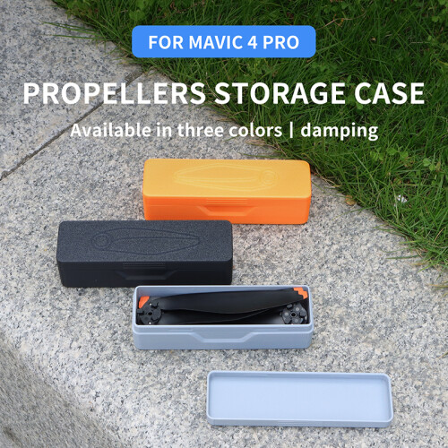 (Black) DJI Mavic 4 Pro Drone Flight Paddle Organizer with Spare Paddle Storage 1