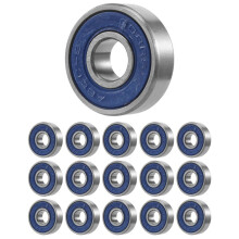 16 Stuks Professionele Wrijvingsloze ABEC 9 Skateboardrolwielen Hoge Precisie Assen met Stalen Reservelagers