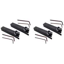 4Pcs Mtjnl1616H16 Mtjnr1616H16 Lathe Turning Tool Holder 16X100mm for Tnmg Insert Kit 8 Wrench+4 Boring Bar Set