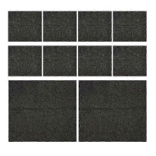 Kitchen Dish Cloths Cleaning Cloths for Household Use 20Pcs Black Rags