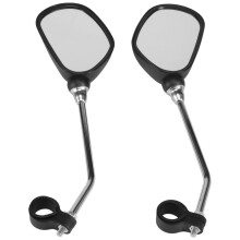 1 Paar Fahrrad Rueckspiegel Sicherheit Fahrrad Rueckansicht Glas Spiegel Einstellbare Radfahren Rueckspiegel Rechts Spiegel
