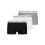 (S) Men's 3 Pack Low Rise Boxer Trunks Classic Fit-B/W/G- S-XL 1