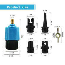 (Red) SUP Paddleboard Air Valve Adapter - Inflatable Paddle Board Multifunctional Connector