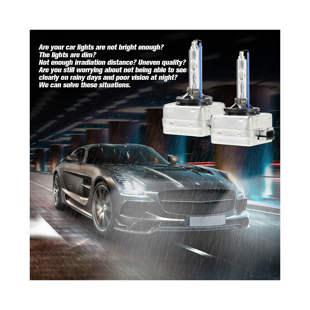 (D2s/8000K) Car Hidden Xenon Lights D1s D2s D3s D4s 7000Lm 35W Hid Headlights 4300K 6000K 8000K Bulbs 110691612366