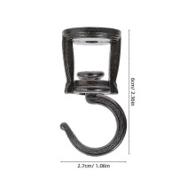 Black Metal Ceiling Hooks 1 Set for Home Use Gardeners 2Pcs Hooks for Hanging Plants And Party Decorations