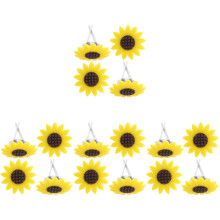 16Stk Gelb Auto Lüftungsclip Sonnenblume Auto
