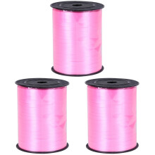 3Stk Geschenkband Pink Kunststoff Schleifenband Für Geschenkverpackung