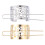 6Stk Haar Cuff Bun Halter Farbecht Haarschmuck Deko Bunt 1