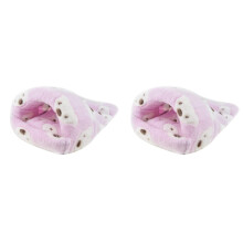 2Stk Haustier Schlafsack, Warmes Fleece, Pink, Ideal Für Hamster & Co.