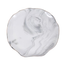 3Stk Nordic Keramik Schmucktablett Marmor Design
