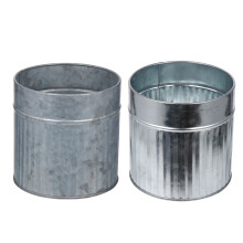 6Stk Vintage Eisen, Dekorativer Eimer Für Silber