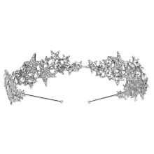 3Stk Glitzernde Haaraccessoires Silber Chic Brautschmuck