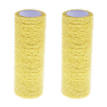 2Stk Gelbe Hochzeit Gauze Rolls Für DIY Schleifen Tutu