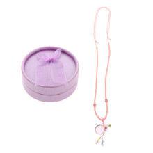 5Stk Duftflaschen Anhänger Halskette Kreatives Pinkes Accessoire