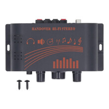 HiFi Power Amp 2 Channel Mini 40W DC12V Multifunctional Sound Stereo Home Car for Speakers TV Mobile
