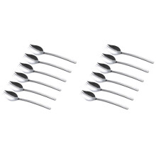 12Stk Gabel Löffel Silber Multifunktion Zum Servieren