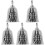 5Stk Mini Silber Retro Stil Schmuckanhänger 1