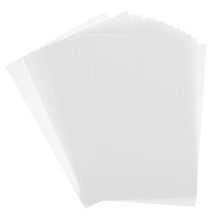 100Stk Transparentes Zeichenpapier Papier Für Basteln Und Zuhause