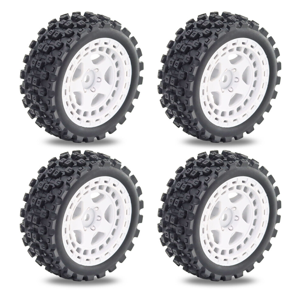 (C) 4Pcs Rc Car Upgrade Parts Plastic Tyres For Arrma1/18 2S Typhon Grom 123643858897