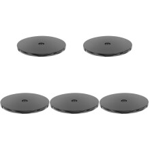 5Pièces Plateau Tournant Cuisine Noir Rangement Rotatif 360