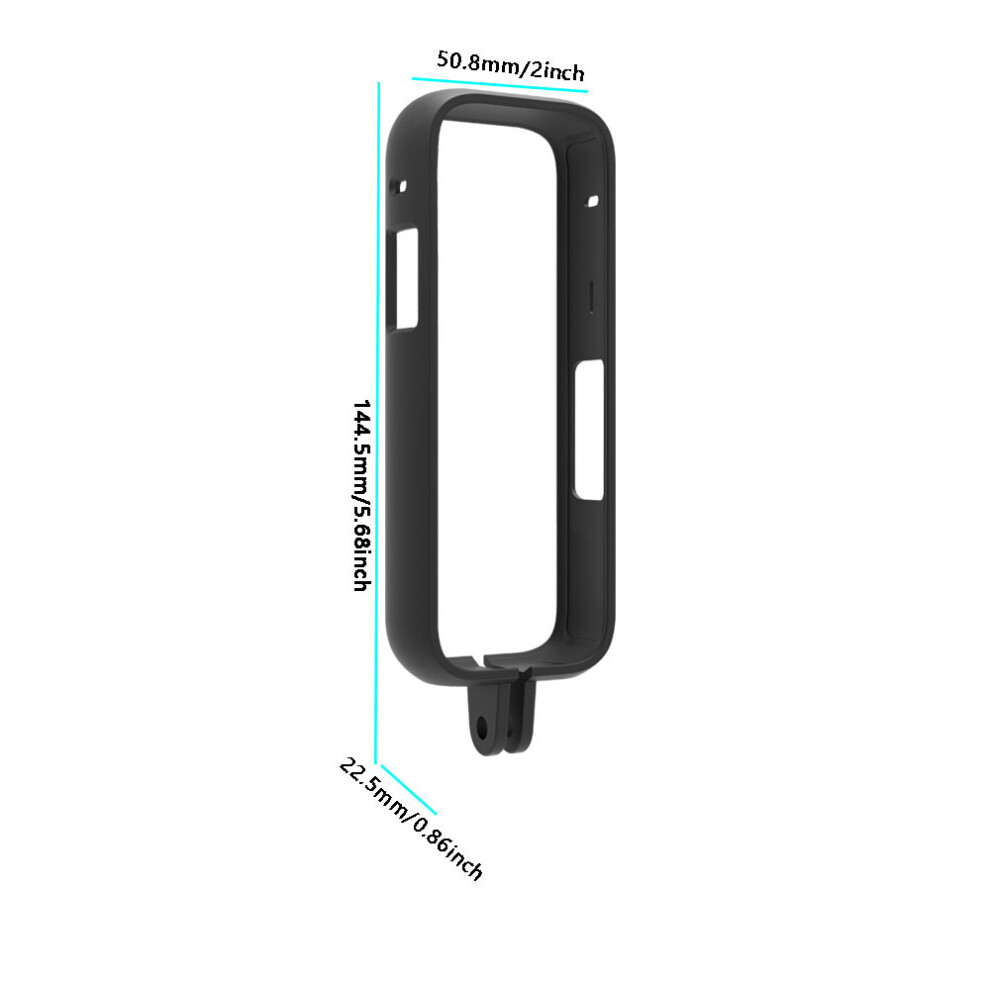(X5) Camera Easy Protective Frame Vlog Expansion Bracket Kit for Insta360 X4 X5