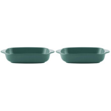 2Stk Umweltfreundliches Keramik Backblech Grün Zum Backen