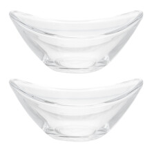 6Stk Leichte Sauce Schalen Transparent Ingot Form Dips