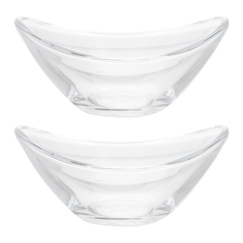 6Stk Leichte Sauce Schalen Transparent Ingot Form Dips