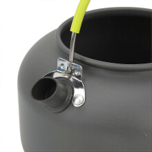 1.3L Camping Kettle Aluminum Alloy Anodizing High Temperature Resistant Heat Insulation Outdoor Tea