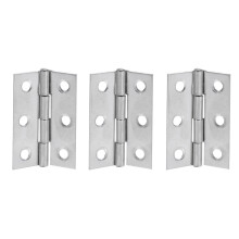 32Stk Metall Türscharniere Mit 6 Bohrlöchern Für Holzboxen