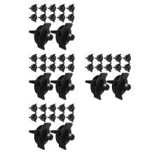 120Stk Schwarze Kunststoff Helmschrauben Für Visier Reparatur
