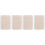 4Stk Multifunktionaler Hautschutz Tattoofleck Abdeckung Khaki Farbton 1