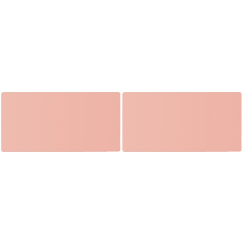 2Stk Rosa PU Leder Mousepad Und Tastaturmatte Für Computer Büro