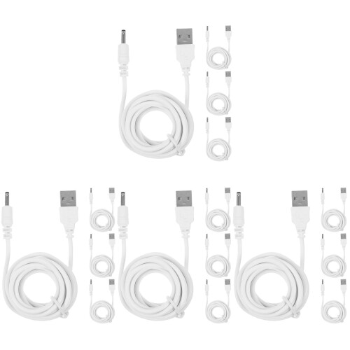 16Stk Dc Charger Kabel USB Auf Dc Adapter Weiß Langlebig