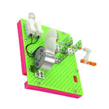 8Sets Handkurbel Generator Lehrmodell Grün Wissenschaftsspielzeug