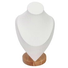 Necklace Display Holder Multipurpose Elegant Wood Jewelry Bust Stand for Home Jewelry Store Trade Sh