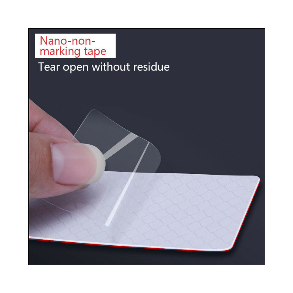 (Blue) Car Trunk Reflective Sticker Tape Auto Body Exterior Anti-Collision Warning Strips Blue 110691625984