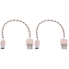 2Stk Fast Charging USB Type C Kabel Farbenfroh Für Auto Büro Zuhause