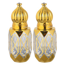 12Stk Parfümglasflaschen Gold 6Ml Für Und Kosmetik Aufbewahrung
