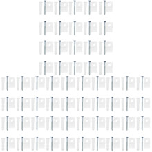60Sets Mehrfarbige Spiegelclips Halterung Für Wohnbereiche