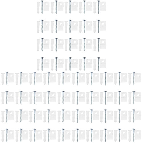 60Sets Mehrfarbige Spiegelclips Halterung Für Wohnbereiche