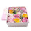 Soap Rose Square Gift Box for Storage Use 1Pcs Pink Synthetic Material 1