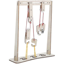 Crane Model Pulley Block Set for Physics Teaching with 1Set DIY Kit